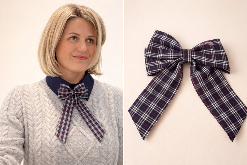 Checked bow accessory