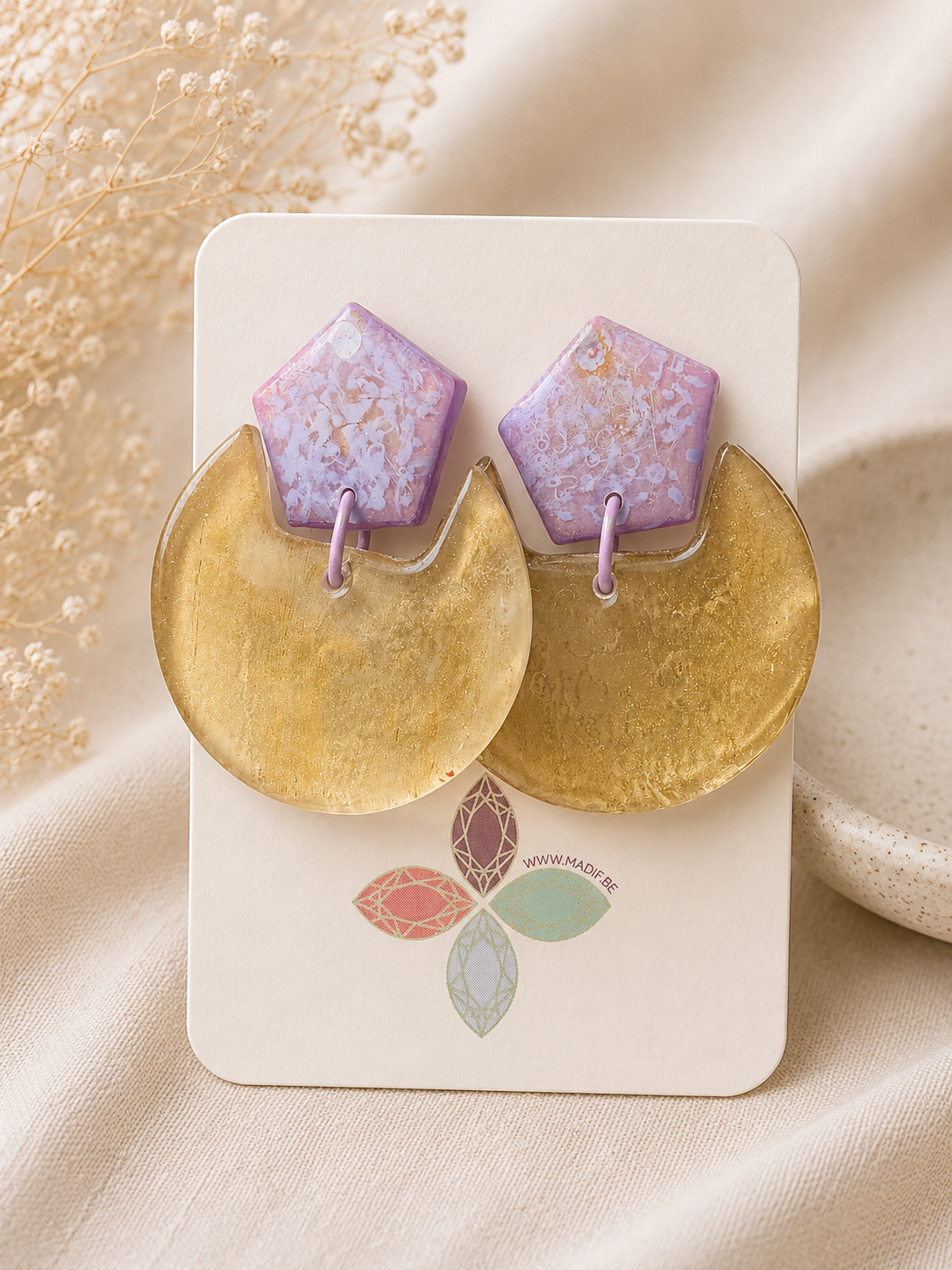 Golden Lavender Statement