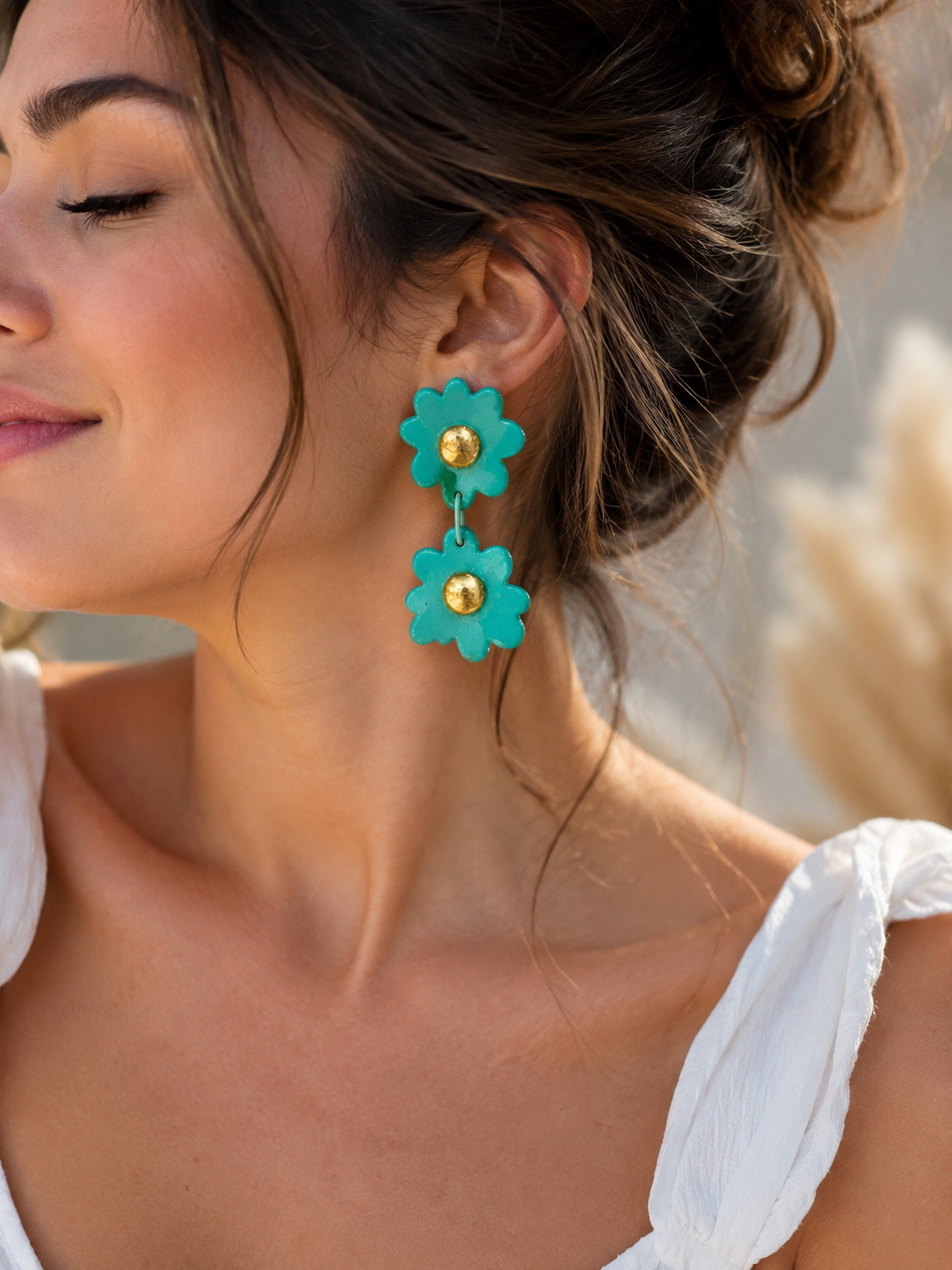 Turquoise Blossom Dreams