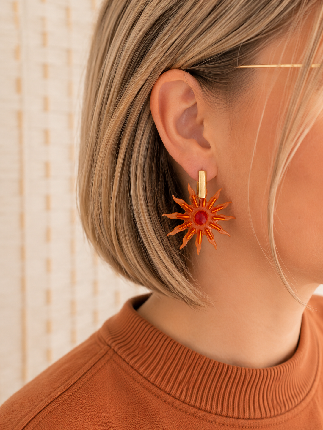 Sunset Flame Earrings