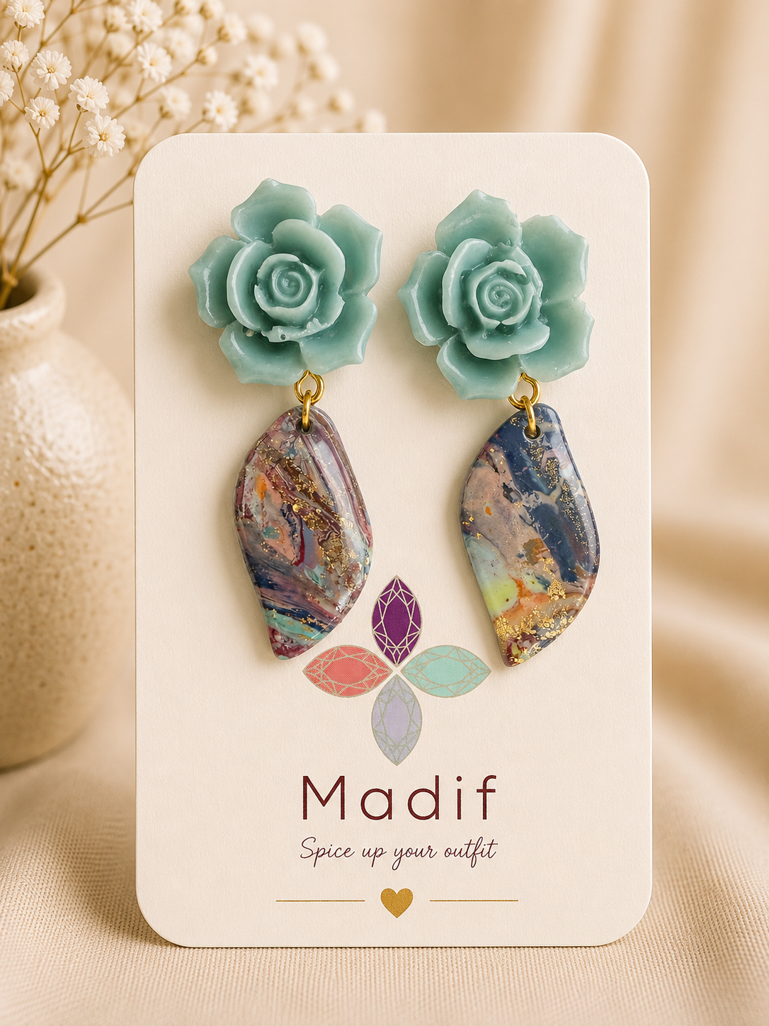 Mint Blossom Mosaic