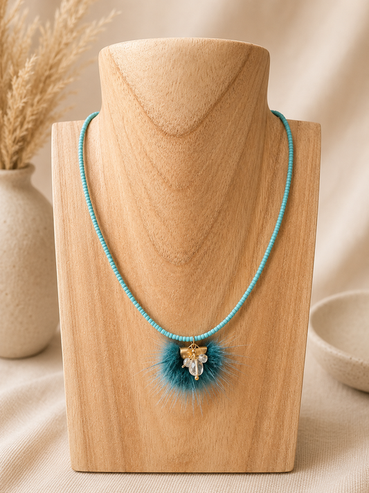 Turquoise Feather Glow