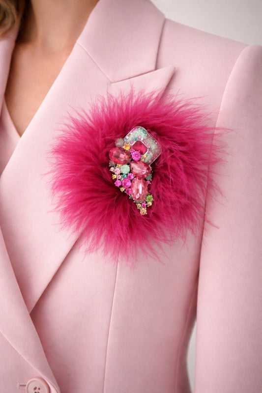 Fuchsia Crush Brooche