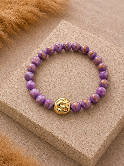 Lavender Glow Bracelet
