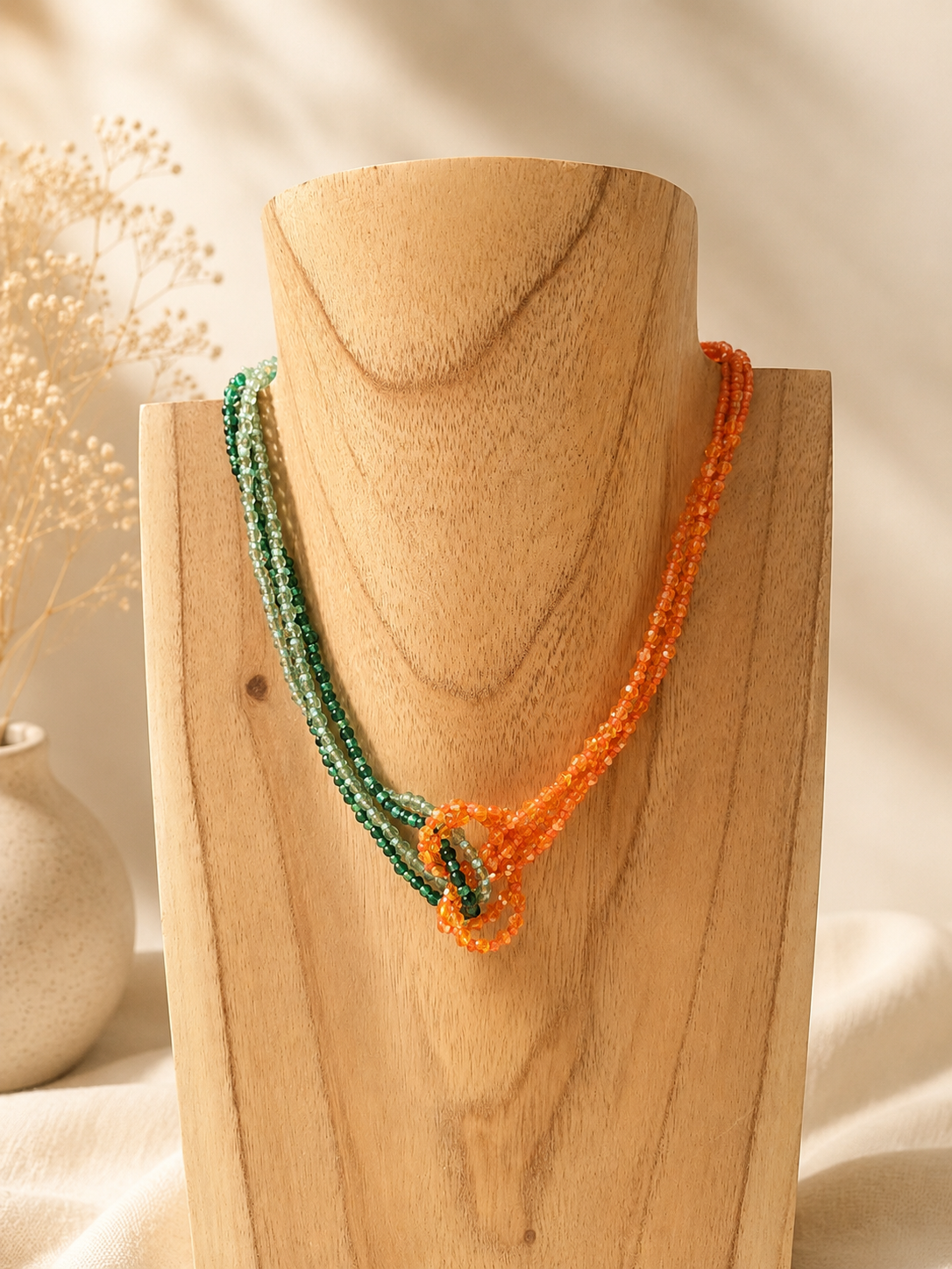 Emerald & Sunset Glow