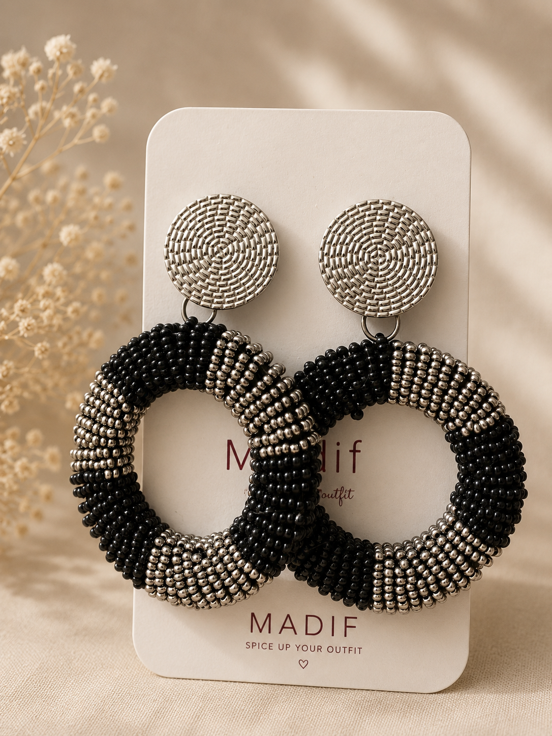 Silve eclipse hoops