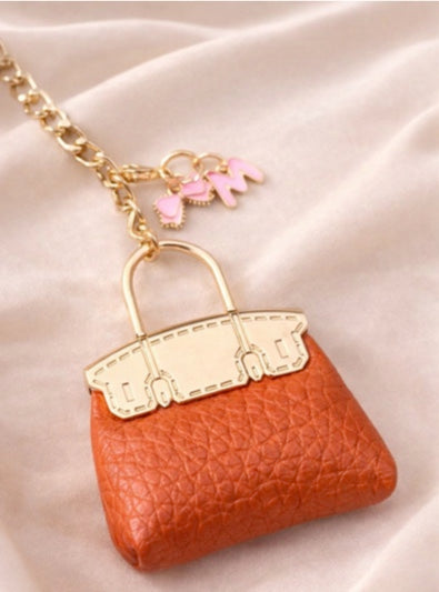 Madif Mini bag Charm - Terracotta