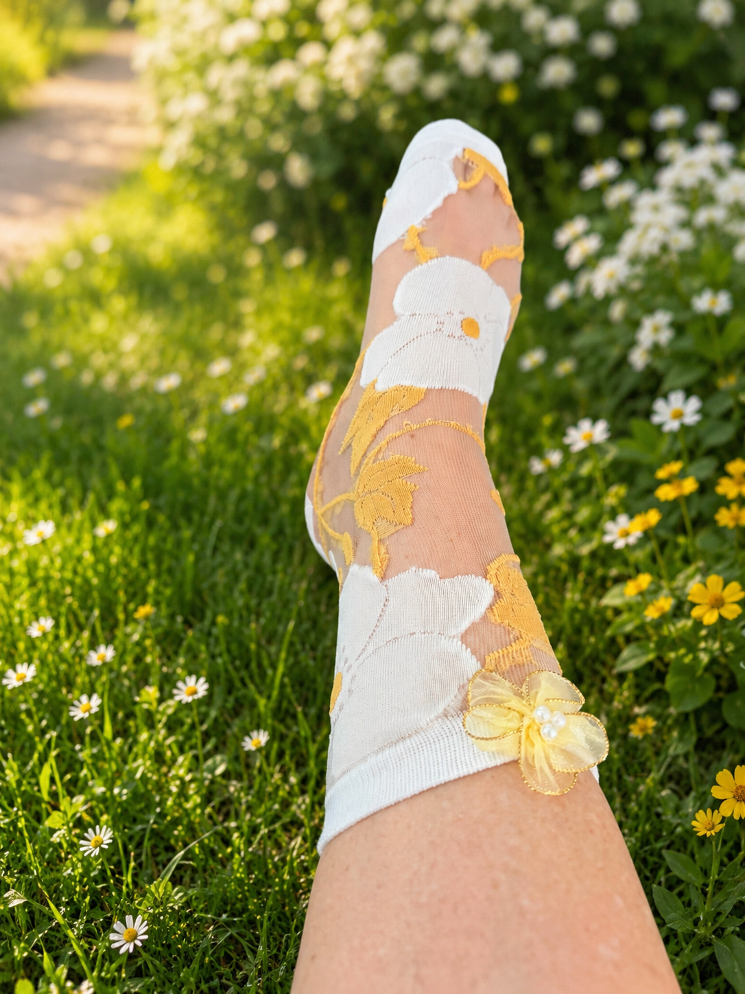 Golden Meadow Socks