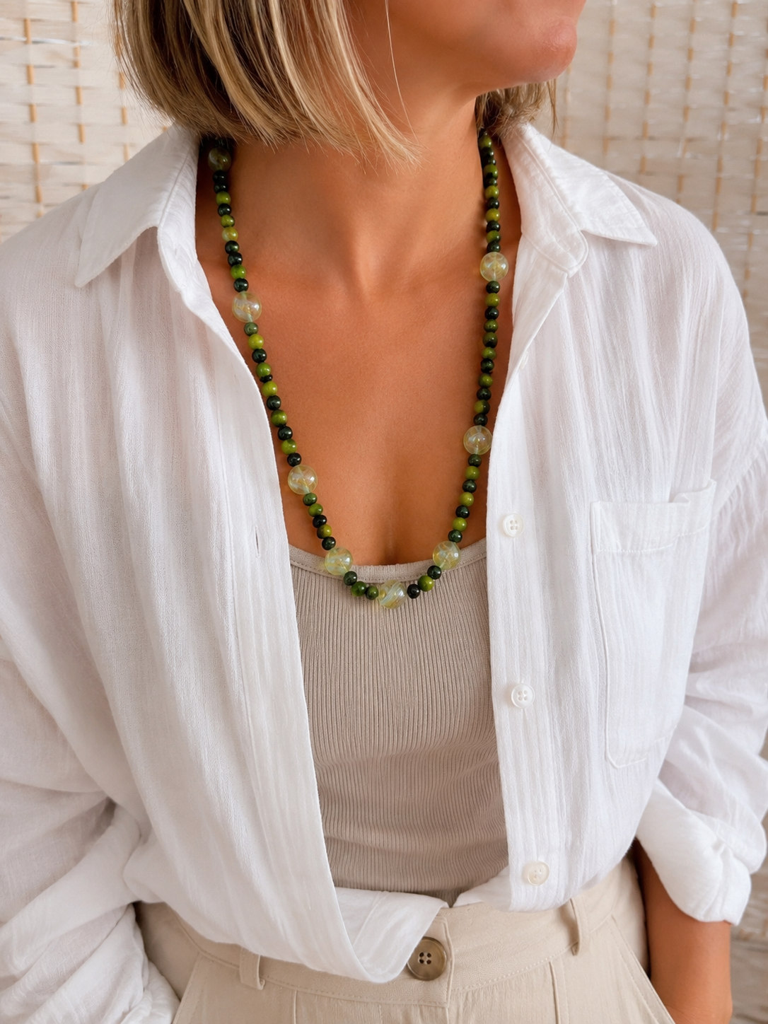 Lime Glow Necklace