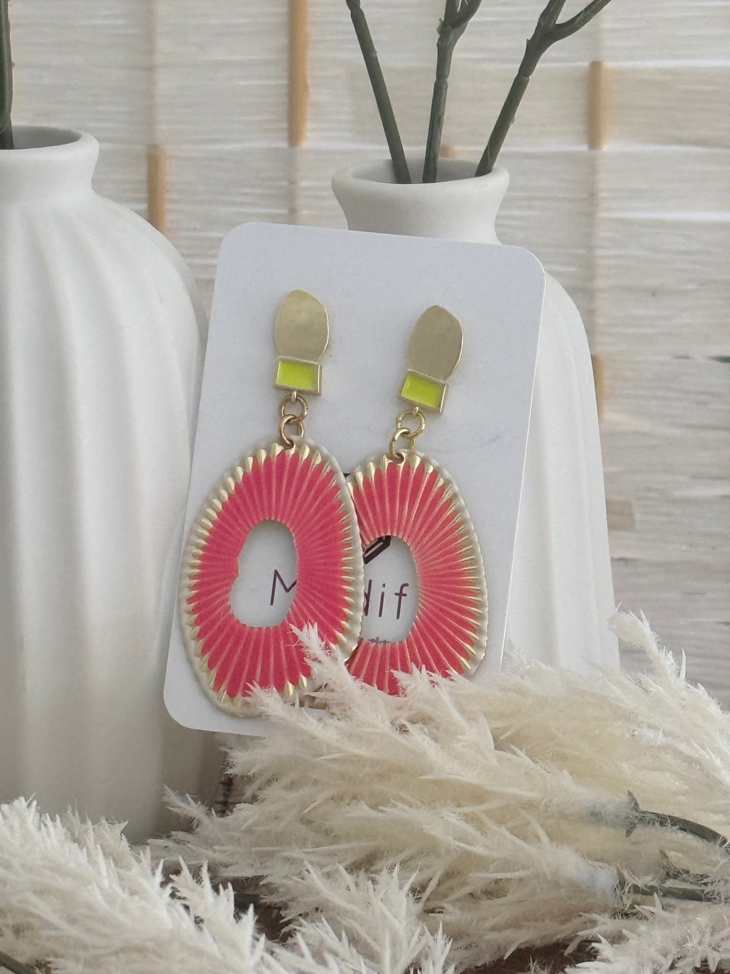 Neon Bloom Earrings