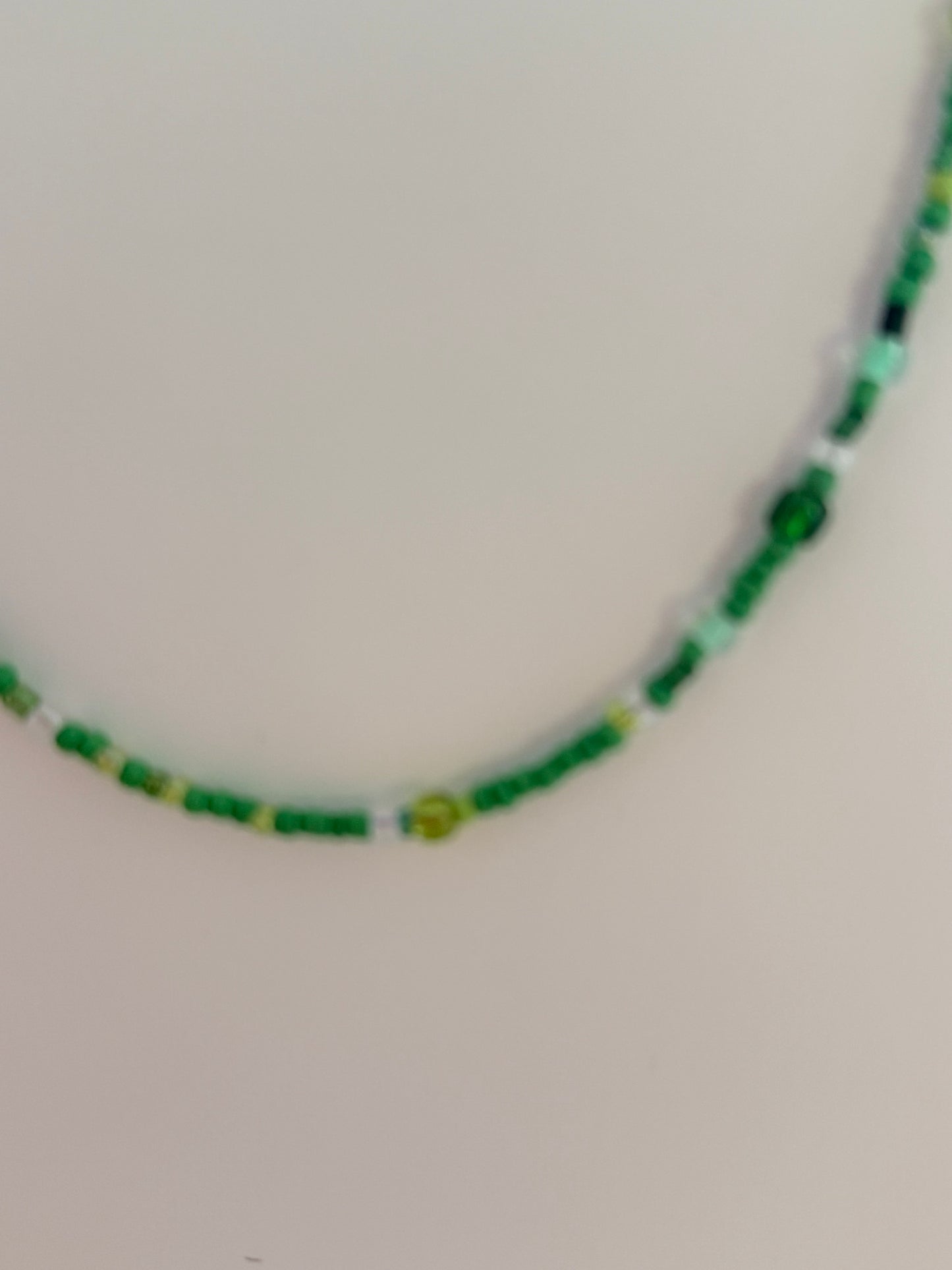 Emerald Whisper Layering Necklace