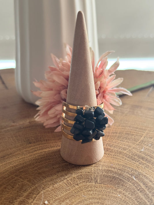 Midnight Bloom Ring