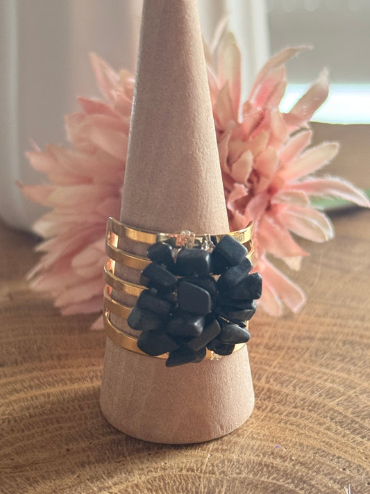 Midnight Bloom Ring