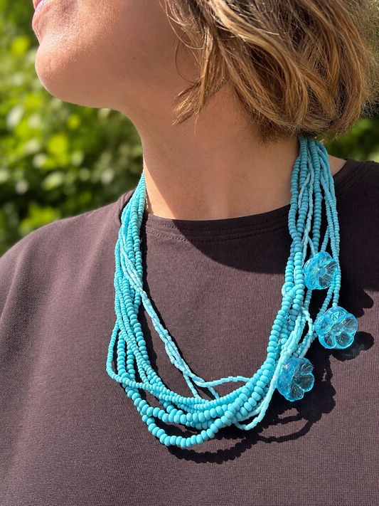 Turquoise flower